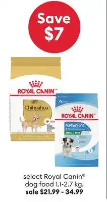 Petsmart select Royal Canin dog food offer