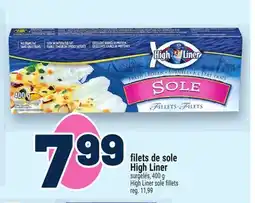 Metro FILETS DE SOLE HIGH LINER | HIGH LINER SOLE FILLETS offer