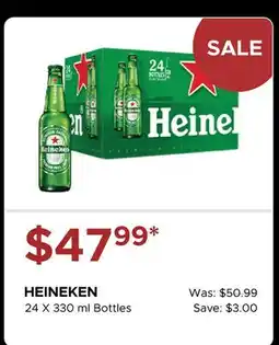 The Beer Store HEINEKEN offer