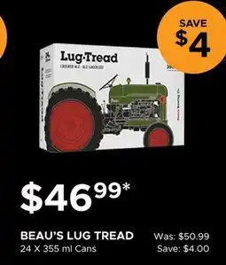 The Beer Store BEAU'S LUG TREAD offer