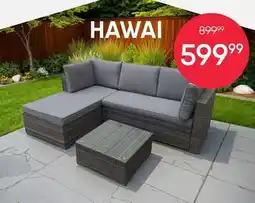 Meubles RD Hawai - Outdoor Rattan Sectional with Coffee Table 2 pcs offer