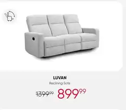 Meubles RD Luvan - Reclining Sofa offer