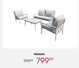 Meubles RD Panama - Outdoor Aluminum Conversation Set with Coffee Table - 4 pcs offer