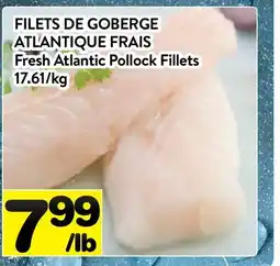 Supermarché PA FILETS DE GOBERGE ATLANTIQUE FRAIS | Fresh Atlantic Pollock Fillets offer