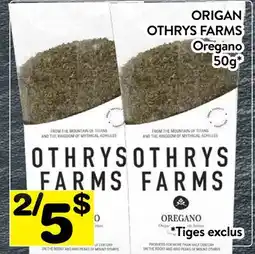 Supermarché PA ORIGAN OTHRYS FARMS | Oregano offer