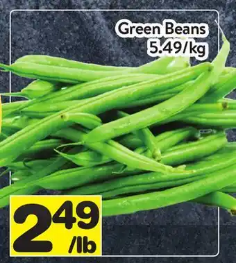 Supermarché PA Green Beans offer