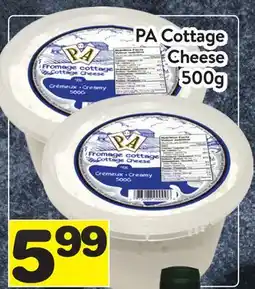 Supermarché PA PA Cottage Cheese offer