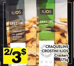 Supermarché PA CRAQUELINS CROSTINI ILIOS | Crackers offer