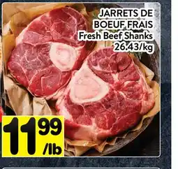 Supermarché PA JARRETS DE BOEUF FRAIS | Fresh Beef Shanks offer