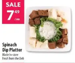 Co-op Spinach Dip Platter offer