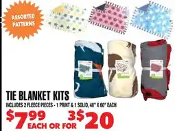 Len's Mill Stores TIE BLANKET KITS offer