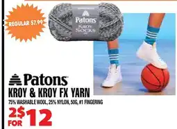Len's Mill Stores KROY & KROY FX YARN offer
