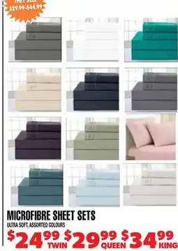 Len's Mill Stores MICROFIBRE SHEET SETS offer