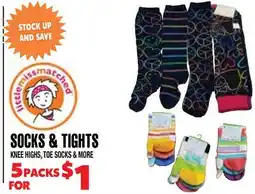 Len's Mill Stores SOCKS & TIGHTS offer