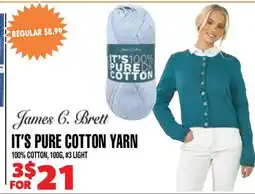 Len's Mill Stores IT'S PURE COTTON YARN offer