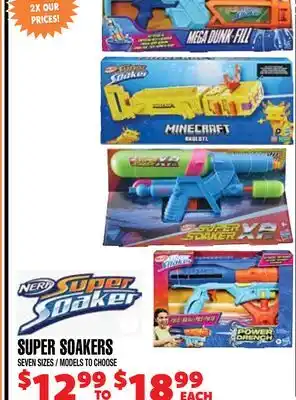 Len's Mill Stores SUPER SOAKERS offer