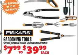 Len's Mill Stores FISKARS GARDENING TOOLS offer