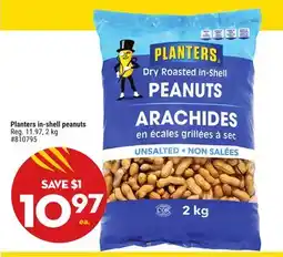Giant Tiger Planters in-shell peanuts offer