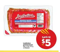 Giant Tiger Leadbetters peameal bacon offer