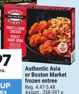 Giant Tiger Boston Market frozen entree offer