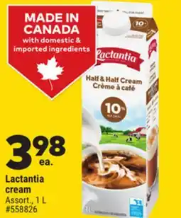 Giant Tiger Lactantia Cream offer