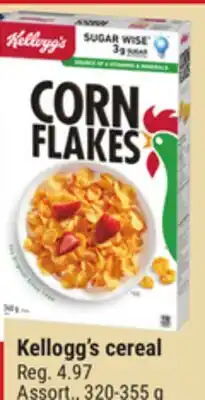 Giant Tiger Kellogg's cereal offer