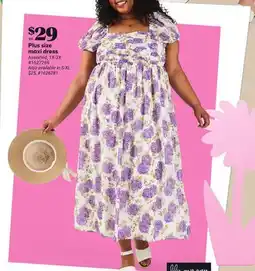 Giant Tiger Plus size maxi dress offer