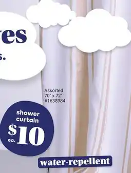 Giant Tiger Home Styles Shower Curtain offer