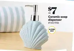 Giant Tiger Ceramic soap dispenser offer