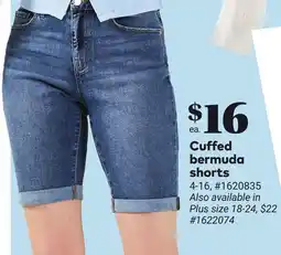 Giant Tiger My Style Cuffed bermuda shorts offer