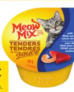 Giant Tiger Meow Mix wet cat food offer