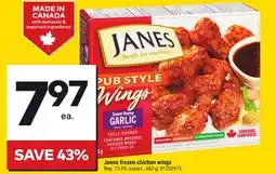 Giant Tiger Janes frozen chicken wings offer