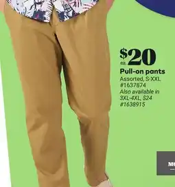 Giant Tiger Mountain Ridge Pull-on pants offer
