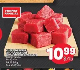 Marché Bonichoix FRESH STEWING BEEF CUBES offer
