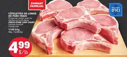 Marché Bonichoix FRESH PORK LOIN CHOPS offer