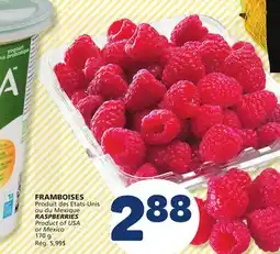 Marché Bonichoix RASPBERRIES offer
