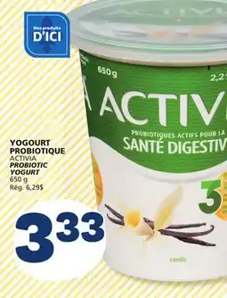 Marché Bonichoix ACTIVIA PROBIOTIC YOGURT offer