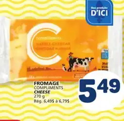 Marché Bonichoix COMPLIMENTS CHEESE offer