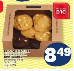 Marché Bonichoix SAVEURS DU FOUR TRIO COOKIES offer