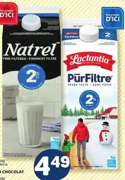 Marché Bonichoix Natrel Finement Filtre Or Lactantia Pur Filtre Milk Or Natrel Finement Filtre Chocolate Milk offer
