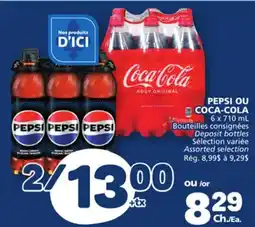 Marché Bonichoix PEPSI OU COCA-COLA offer