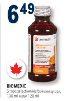 Familiprix Biomedic dry cough syrup bronchophan forte dm offer