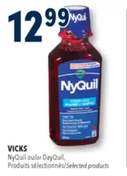 Familiprix VICKS NyQuil or DayQuil, Selected products offer