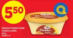 Maxi HUMMUS FONTAINE SANTÉ offer