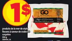 Maxi PRODUITS DE LA MER DE STYLE FLOCONS À SAVEUR DE CRABE GO offer