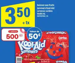Maxi BOISSON AUX FRUITS JAMMERS KOOL-AID offer