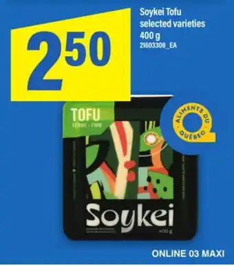 Maxi SOYKEI TOFU offer