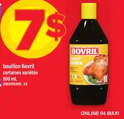 Maxi BOVRIL BOUILLON BOVRIL offer
