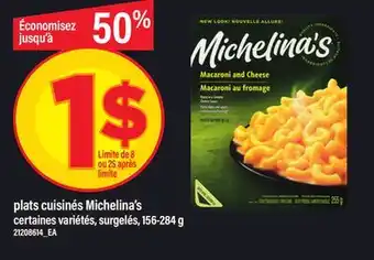 Maxi PLATS CUISINÉS MICHELINA'S offer
