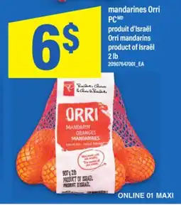 Maxi MANDARINES ORRI PC | ORRI MANDARINS, 2 lb offer